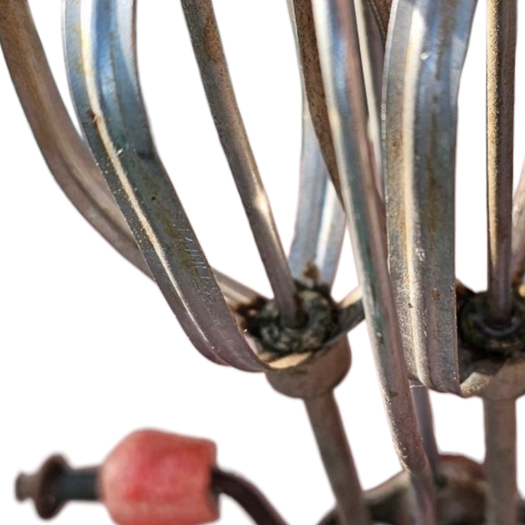 Vintage Superwhirl Stainless Hand Beater Turner Torrington, Conn. USA It Works! - Picture 9 of 9